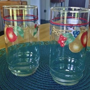 2 Corelle Abundance Tumblers 14 oz Glasses